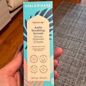 Fable & Mane Amla Soothing Serum - Blue and Cream
